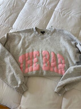 THE BAR pink crew neck